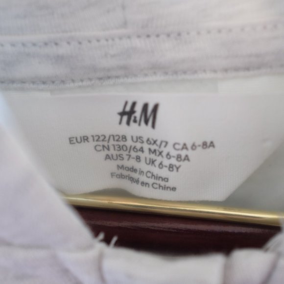COPY - H&M Boy oatmeal fleece zipped hoodie - Picture 4 of 6